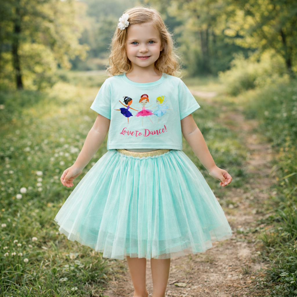 Outfit For Girls Dance Design  (5-6y)