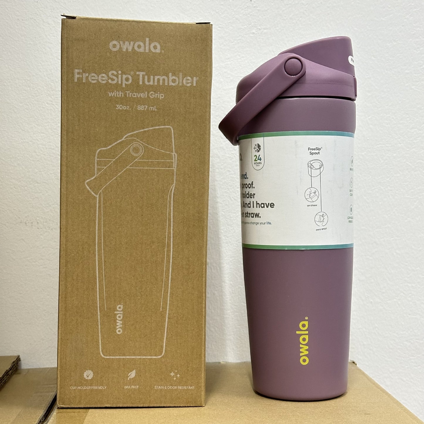 Owala Tumbler Stainless Steel Free Sip Leak-proof Sway 890ml