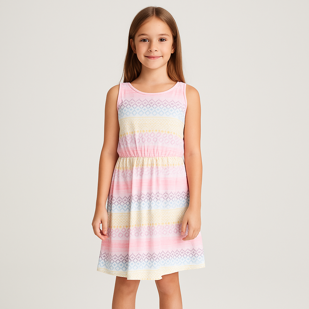 Cotton Girl Dress Brand:H&M Size 8-10y
