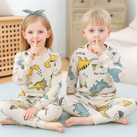 Pyjama Coton 100% Dinosaur Design | 3-14y