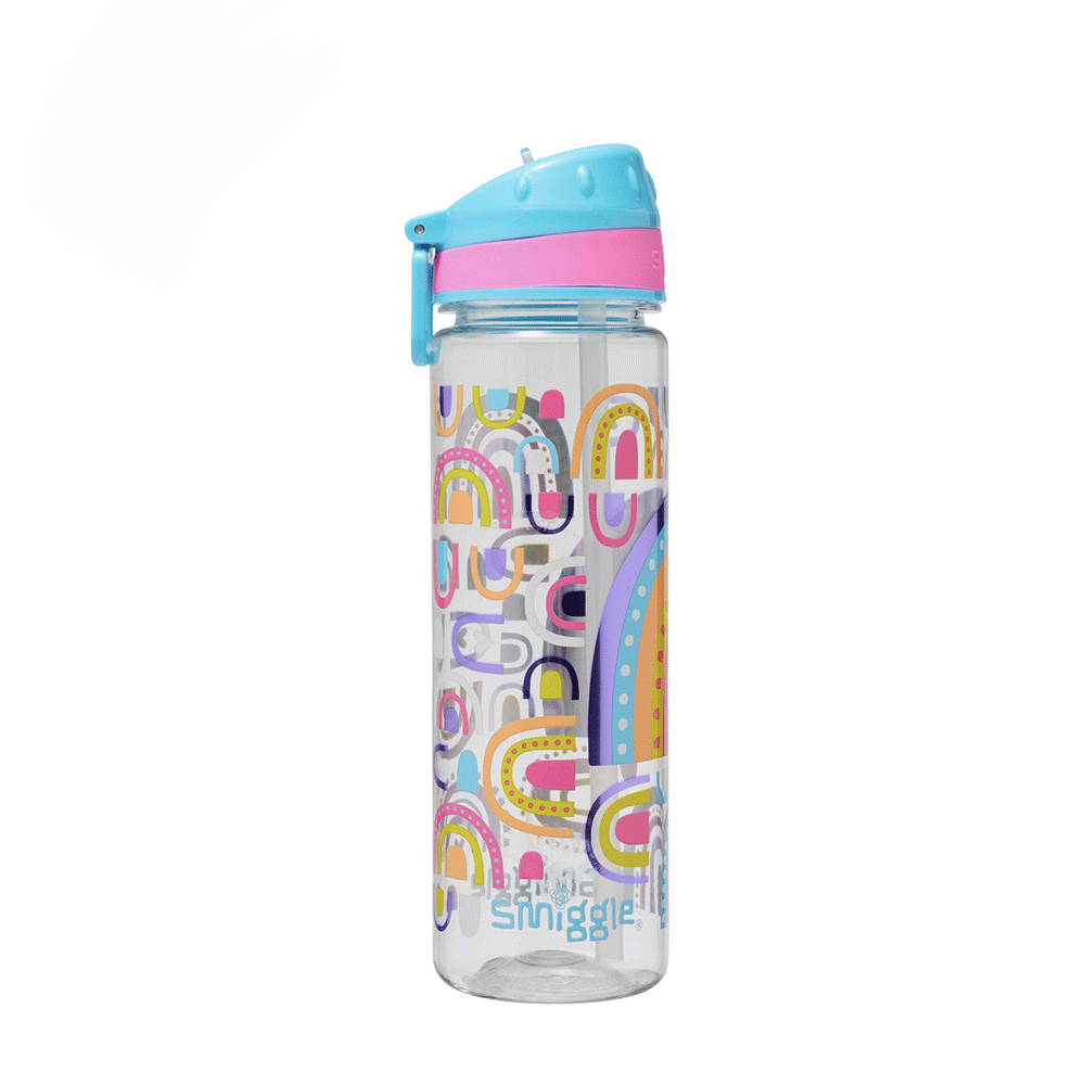 Smiggle Water Bottle - Rainbow |  650 ml