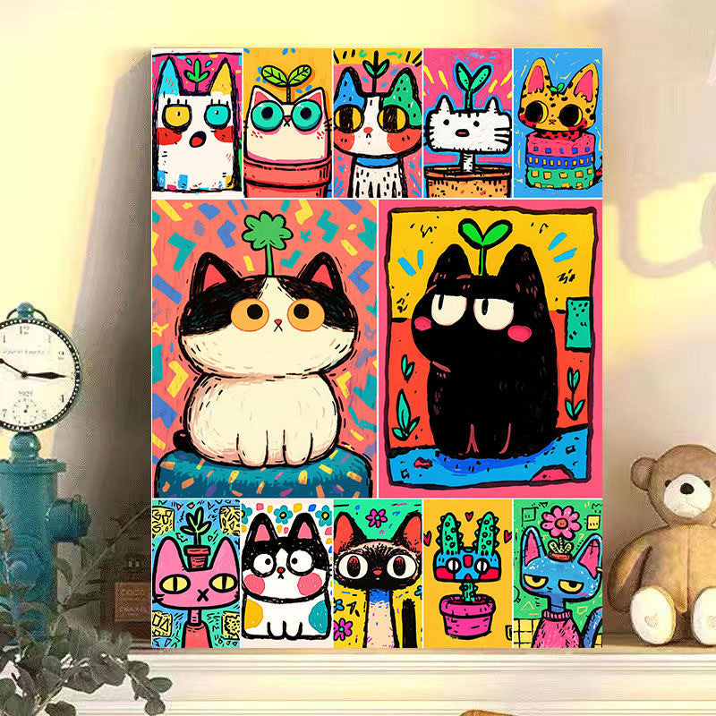 DIY Paint by Numbers Canvas Kit – 40 × 50 cm