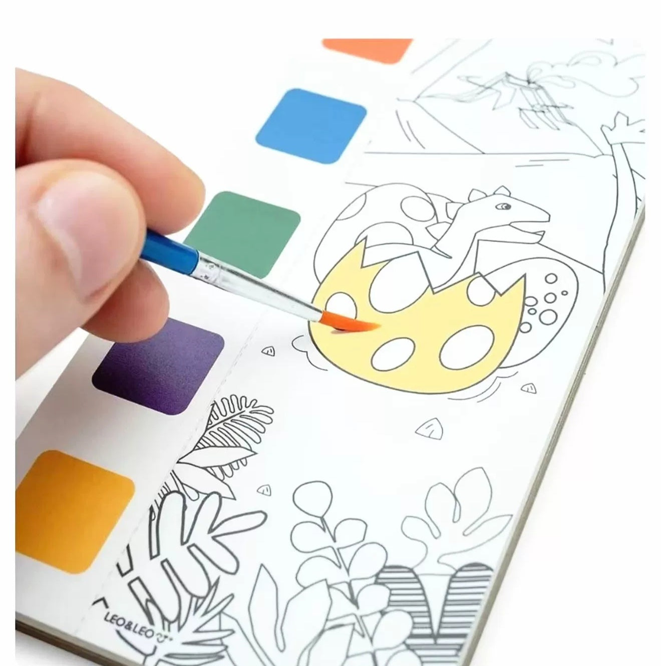 Dino Water Coloring Book | 4+