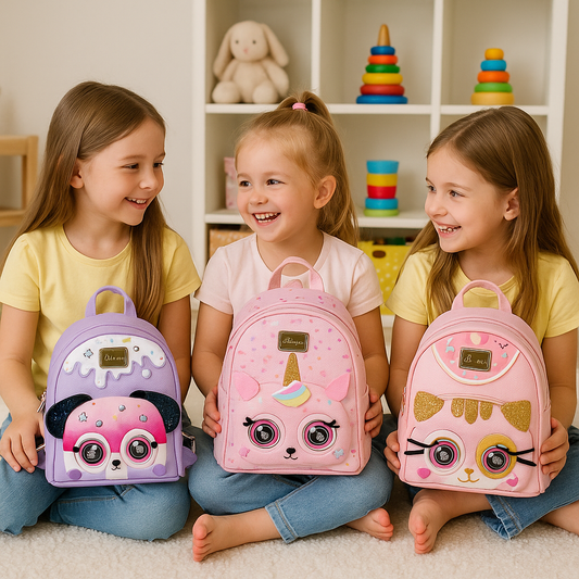 Interactive Blink Eyes Cute Animals Backpack