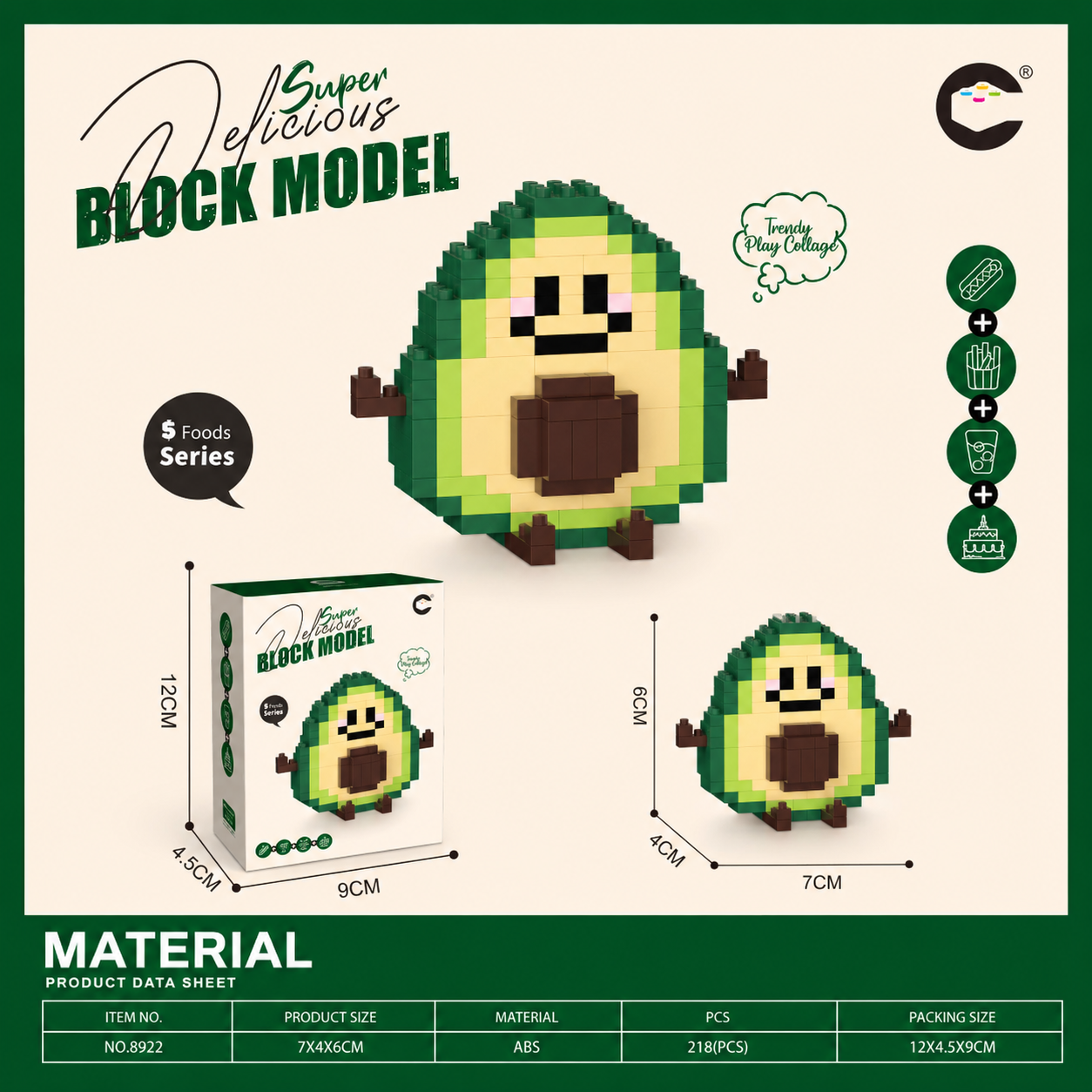 Super Delicious Food Series Mini Block Building Sets Collection |8+