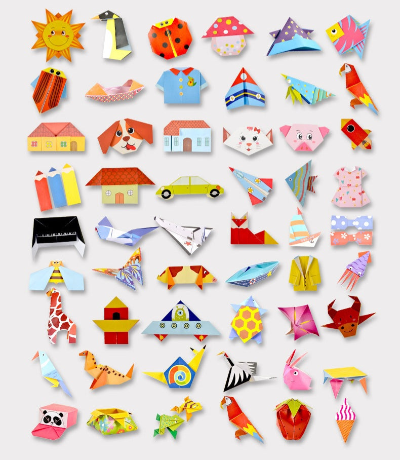 Origami Paper Craft Kit with Instruction Booklet