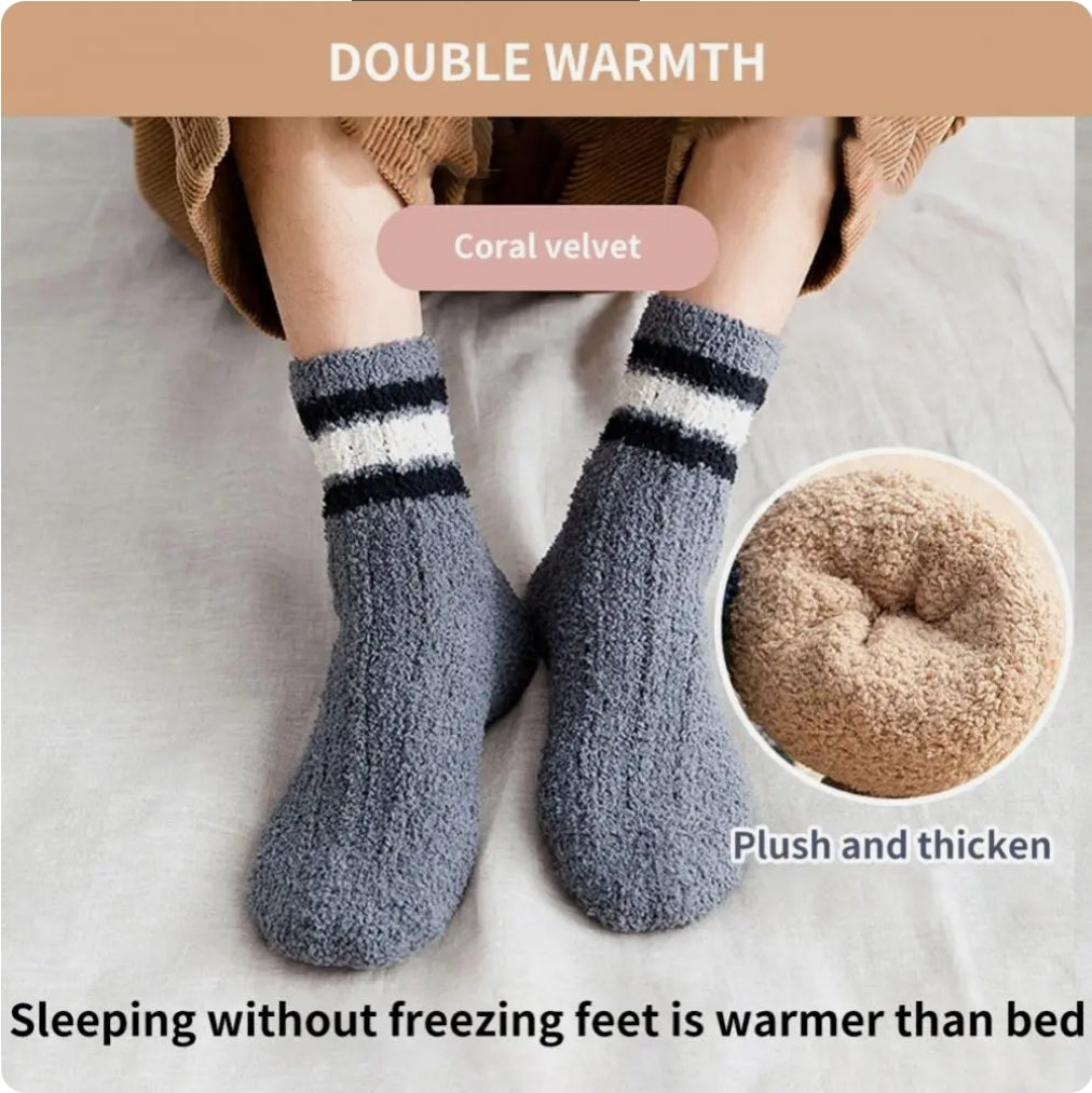 Warm Cozy Fuzzy Socks For Men One Size