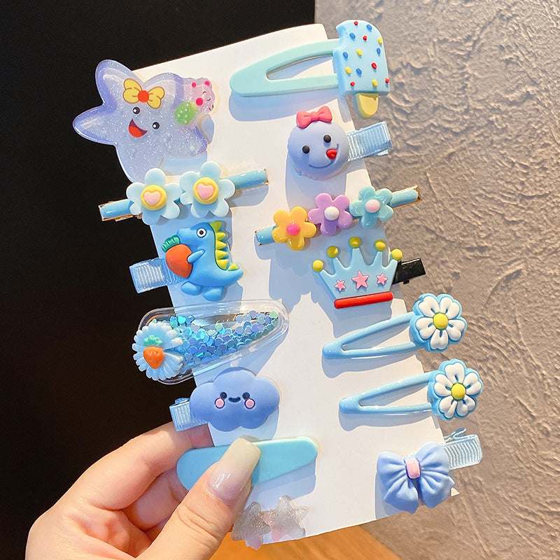 Hair Pin For Kids Colorful Pack Of 14 Pcs