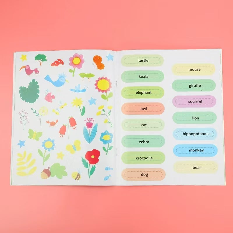 Usborne Colouring Book With Stickers - Soft Cover | 3+