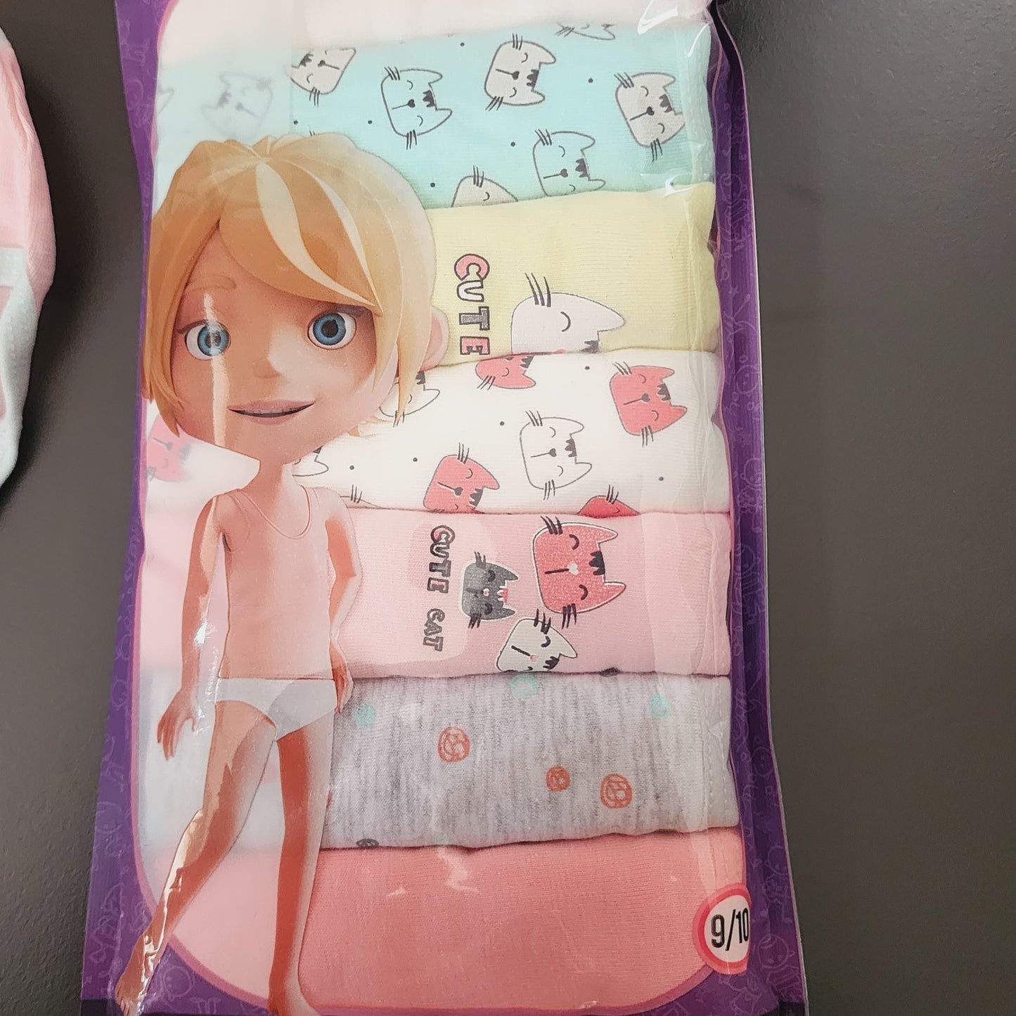 Girls Underwear 100% Cotton 3-10y 7 pcs