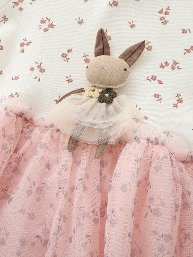 Girls Dress Rabbit - Soft Summer Wear(3-12y)