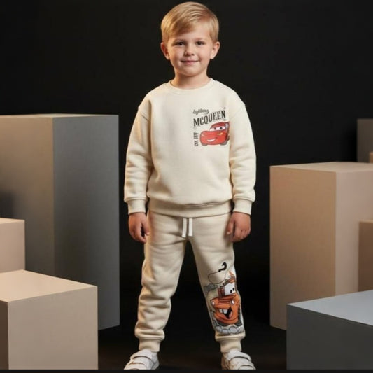 Beige Outfit Disney Cars Design Size 2-8y