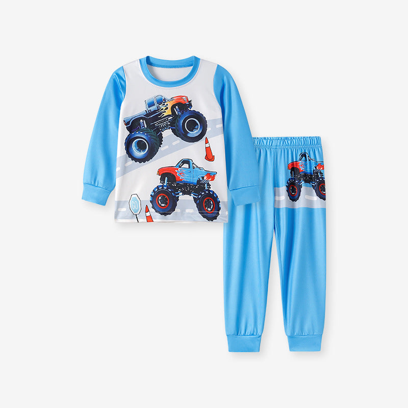 Boys Monster Truck Pajama Set | Size 2-7y