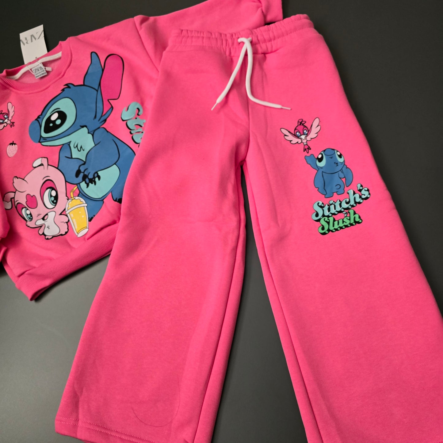 Super Nice Warm Fleece Outfit STITCH 2-10y