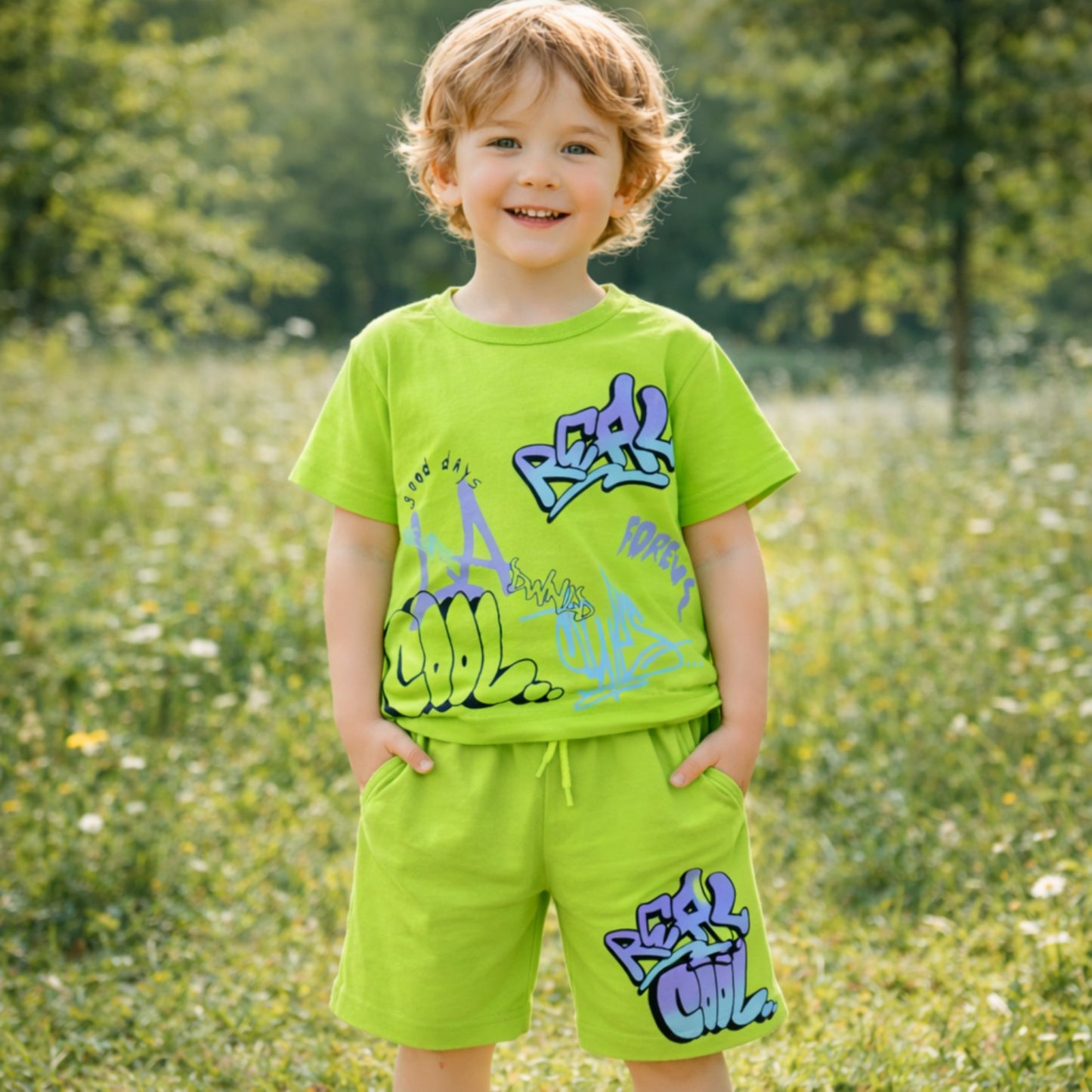 Boys Cotton Cool – Soft Summer Outfit (5–6Y)