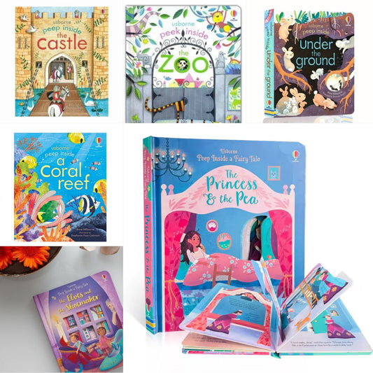 Usborne Peep Inside Books For Kids Hard Book