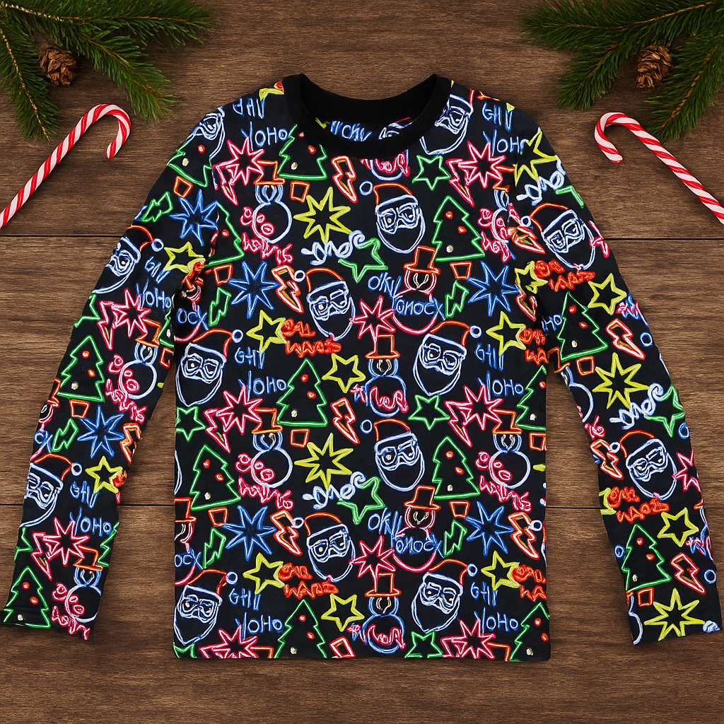 Cotton Sweater Christmas Vibes Age 12-13y