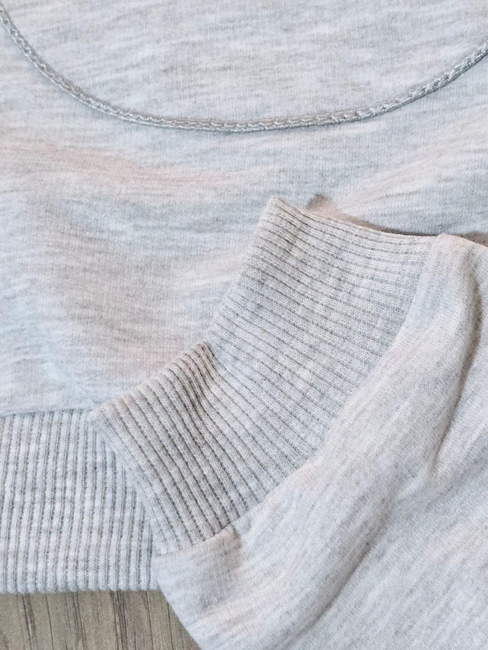 Grey Set For Girls Cat Pocket Design Size 1-4y