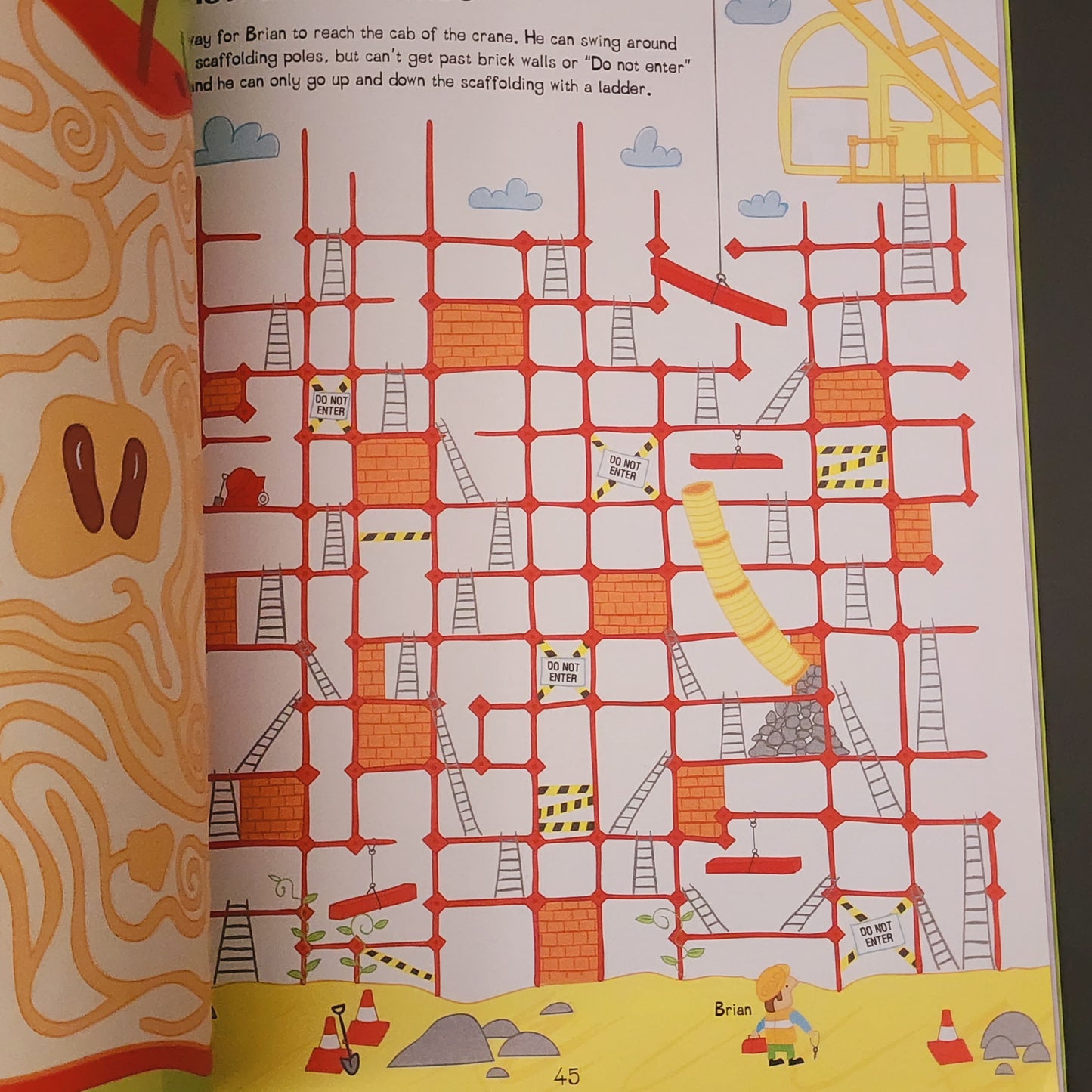 Usborne Big Maze Book by Kim Blundell and Jenny Tyler Usborne Activities