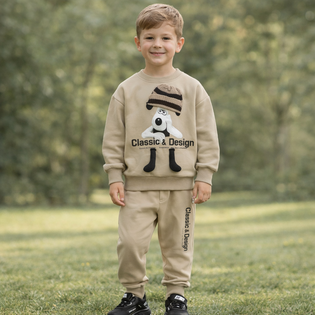 High-quality Boys Set 3D Outfit Cotton 2-5y