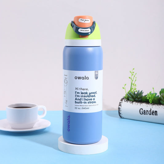 Owala Bottle Stainless Steel FreeSip Leak-proof | Retro Boardwalk | 710ml