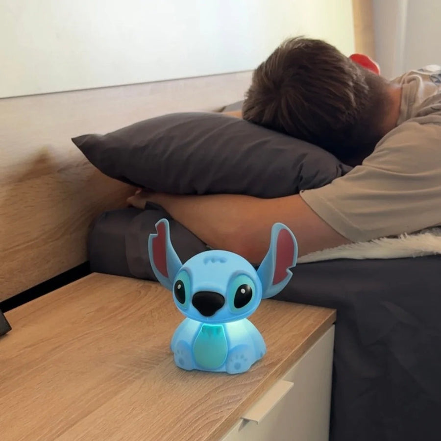 Stitch Night Light – Squishy Patting Lamp | Usb Rechargeable | 3+