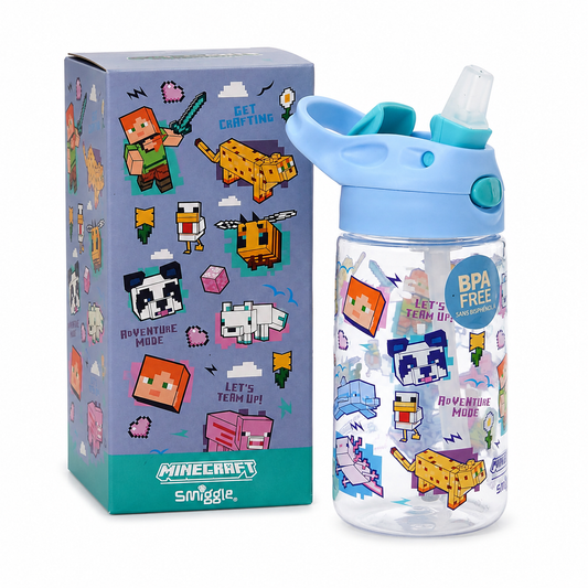 Smiggle Water Bottle | Minecraft My World | 430ml
