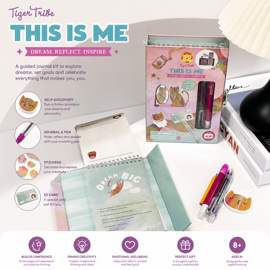 This Is Me Activity Book With Locker Tiger Tribe | 8+
