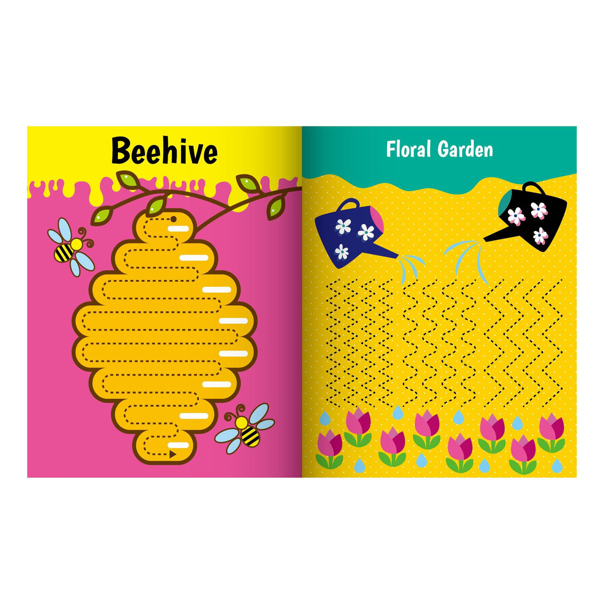 Kids Pencil Control & Tracing Activity Book – | Size 27×21.5cm