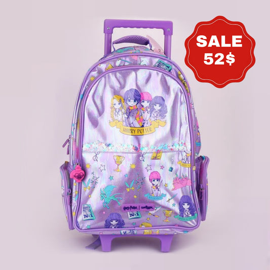 Smiggle Backpack With Wheels Harry Potter Design