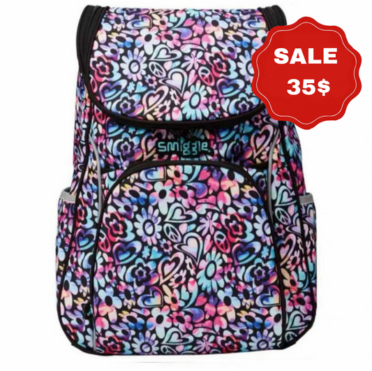 Smiggle Backpack Flower Design
