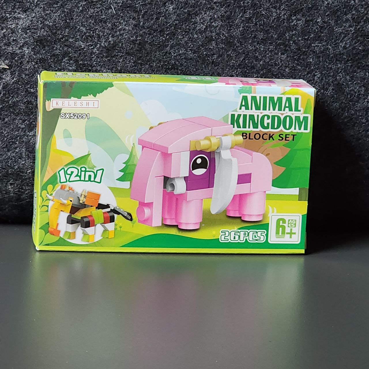 Building Blocks Animals 12in1-3D Puzzle,Logic&Tricky Games
