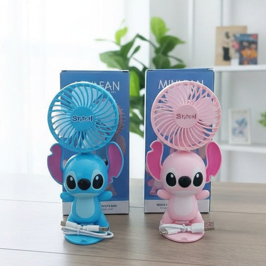 Stitch Mini USB Rechargeable Fan