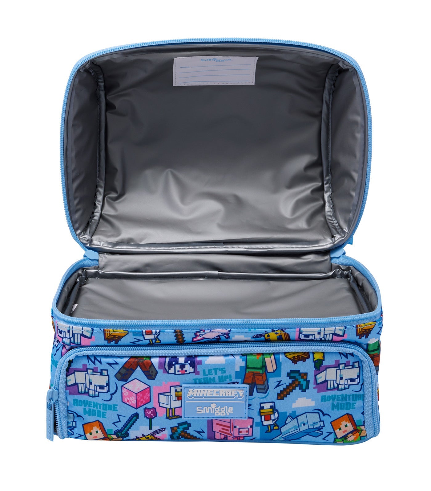 Smiggle Lunch Bag | Minecraft My World | 24.5x16.5x15cm