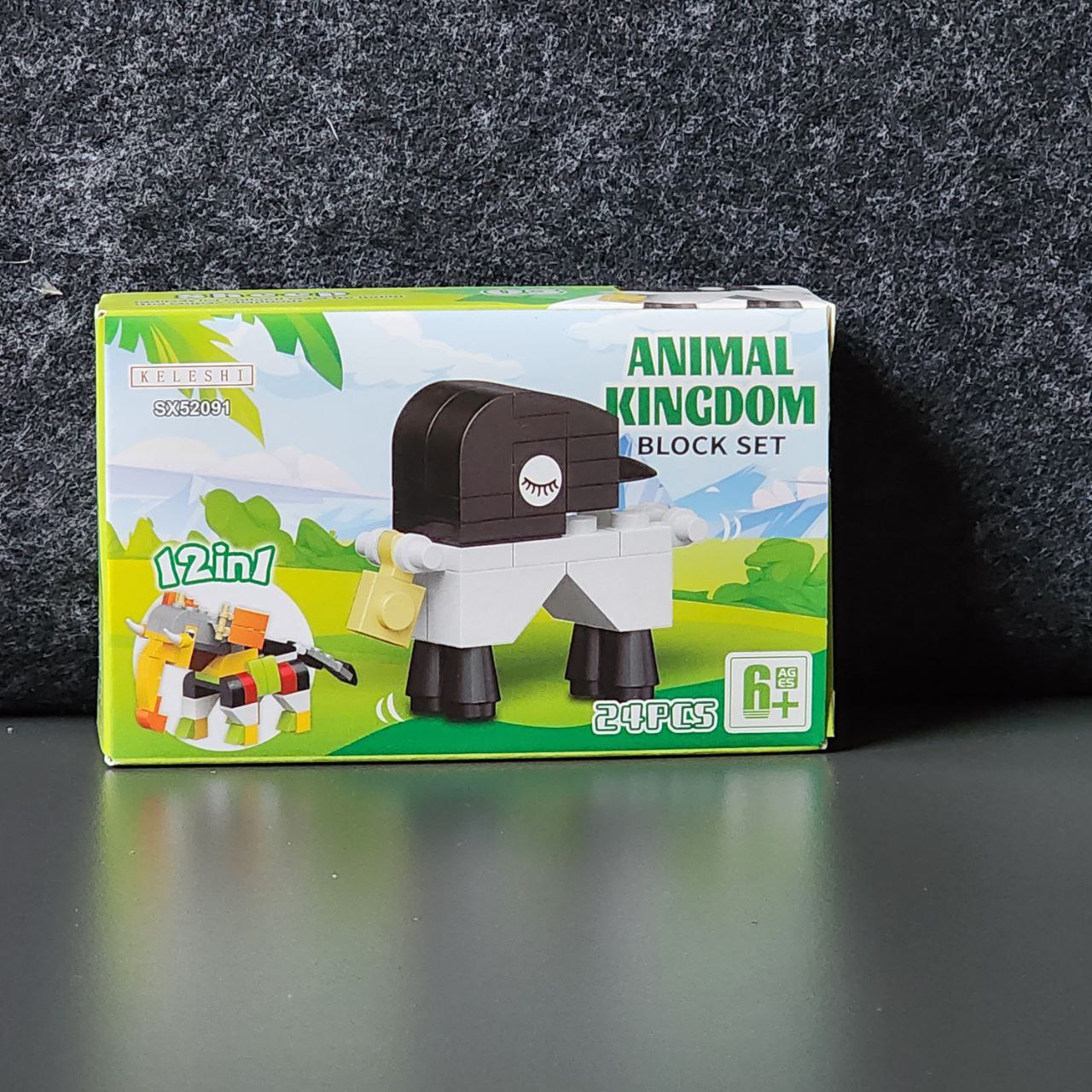 Building Blocks Animals 12in1-3D Puzzle,Logic&Tricky Games
