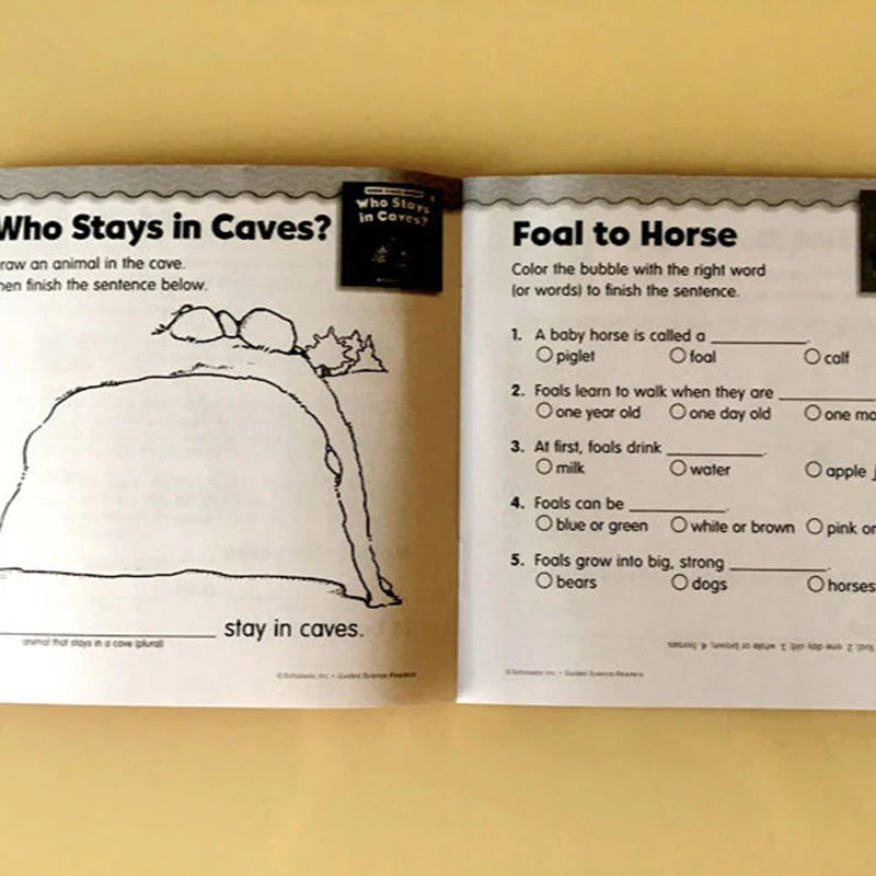 Guided Science Readers | 16 Fun Nonfiction Books | Level A-F | 3+