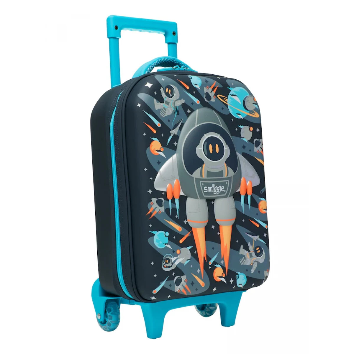 Smiggle Trolley Bag - Hardtop | Astronaut | Space | 45cm