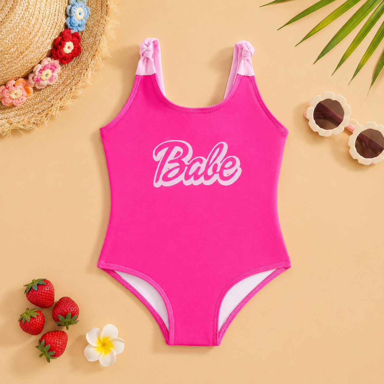 Girls Babe One-Piece Swimsuit | Size 1-6y