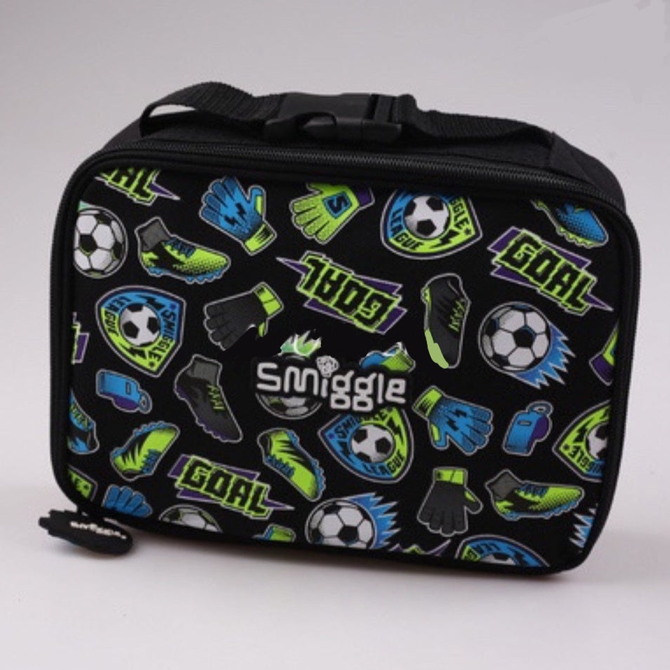 Smiggle Lunch Bag Attach Football Design