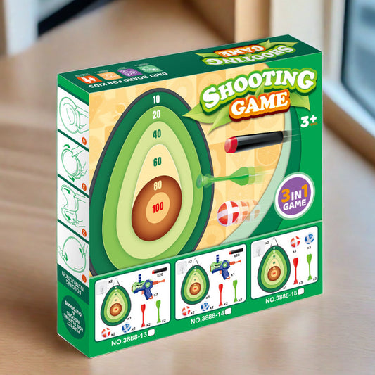 Shooting Game 3in1 Toy For Kids