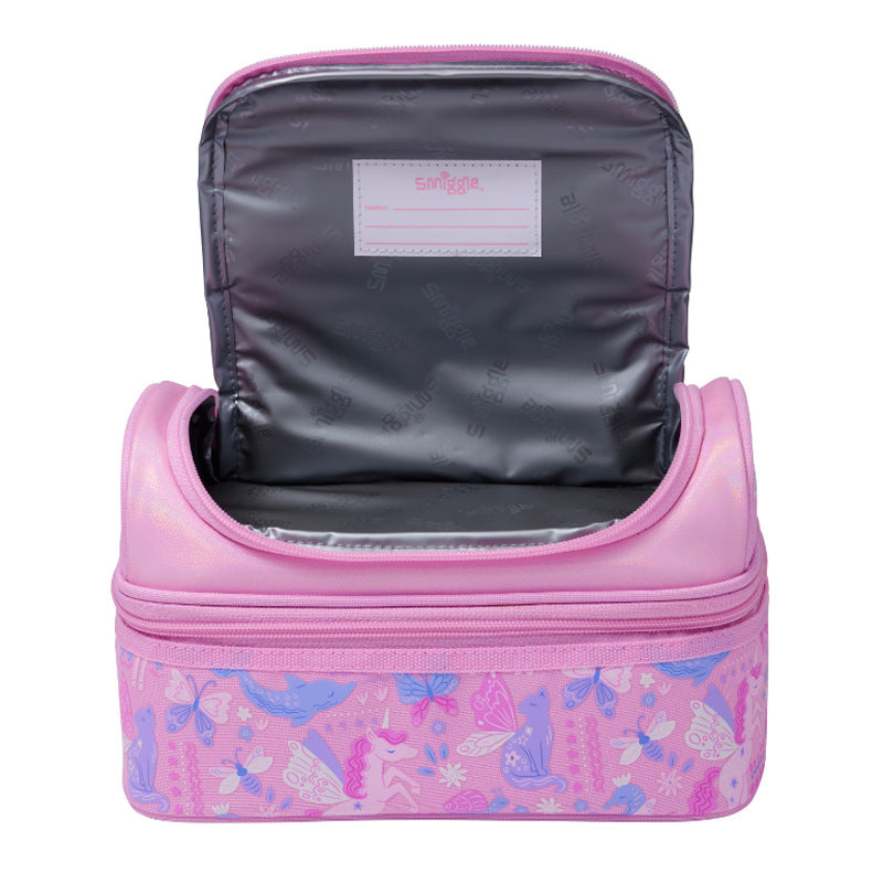 Smiggle Lunch Bag Pink sea Butterfly | 24.5×16.5×14cm