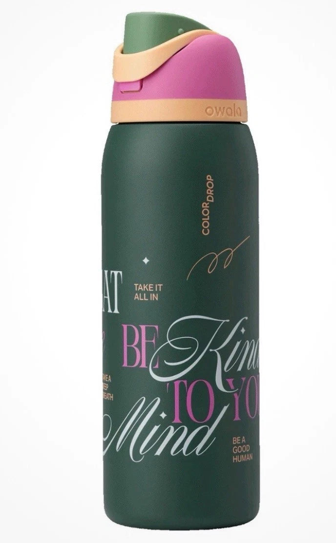 Owala Bottle Stainless Steel Free Sip Leak-proof Kind Mind 950ml