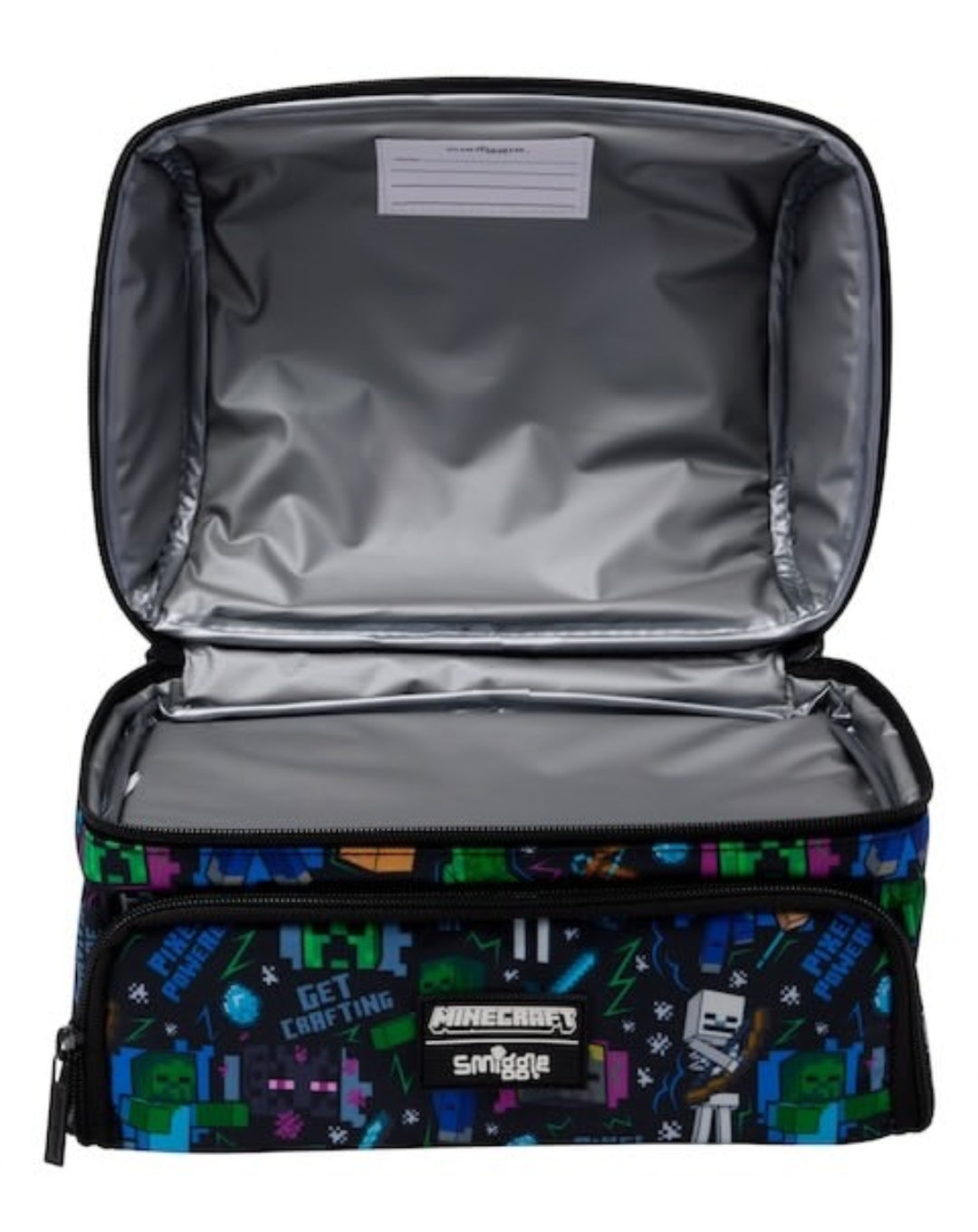 Smiggle Lunch Bag | Minecraft Pixel | 24.5×16.5×14cm