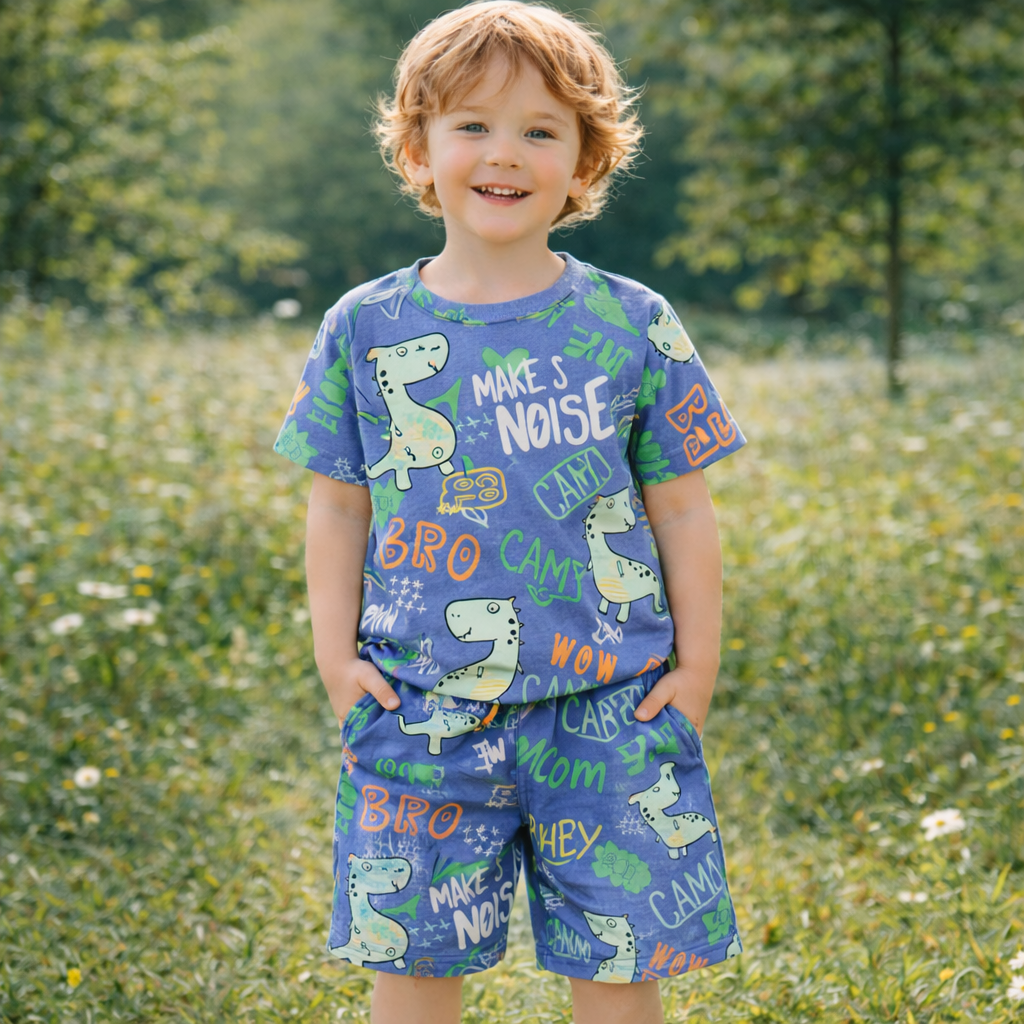 Pyjama Cotton Dinosaur 1y