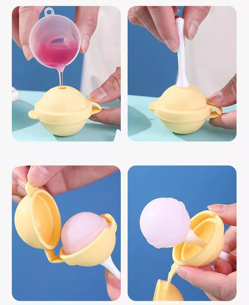 Ice Lollipop Mold Silicone Set - Icecream Pop