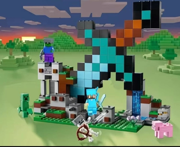 Minecraft Diamond Sword Adventure Building Blocks Set – 359 Pieces