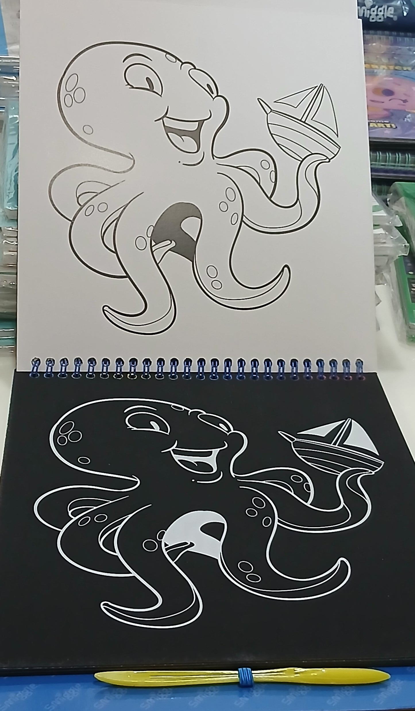 Smiggle By Me! Mythical Stencil & Scratch Book | 20 Pages | 5+
