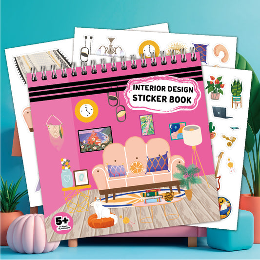 Interior Design Sticker Book