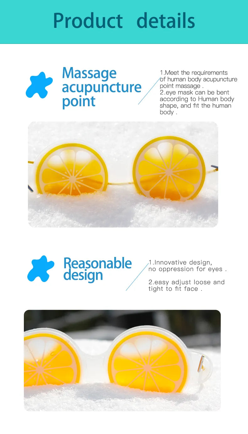 Fruit-Shaped Ice  Gel Eye Masks