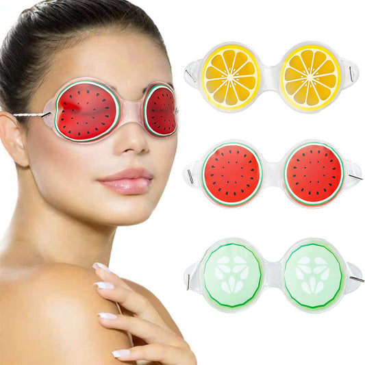 Fruit-Shaped Ice  Gel Eye Masks
